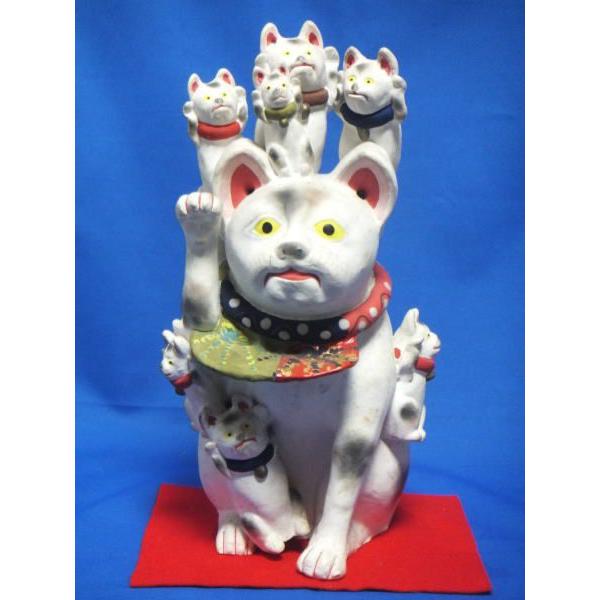 伏見人形 10匹招き猫 /【Buyee】