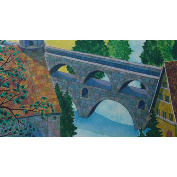絵画 山家久幸 リトグラフ サイン・エディション入り 55/60 送料