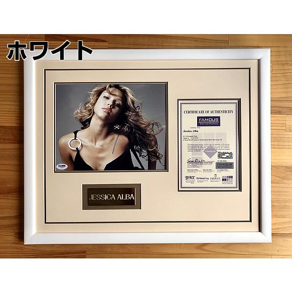 写真フレーム 直筆サイン入りフォト専用 額縁 木製 壁掛け