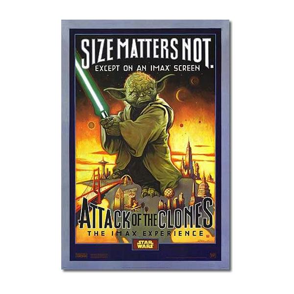 スターウォーズ STAR WARS ポスター 映画グッズ /ヨーダ IMAX-DS
