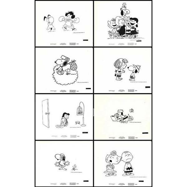 映画スチール写真8枚セット スヌーピーの大冒険 グッズ Snoopy /モノクロ /【Buyee】