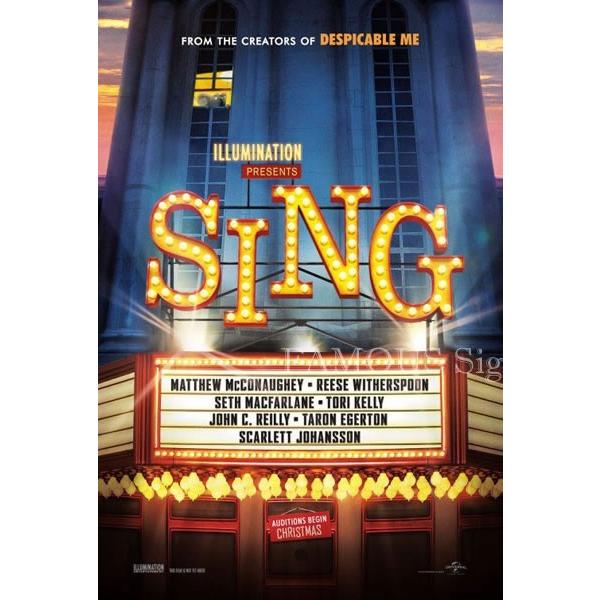 sing トップ ポスター