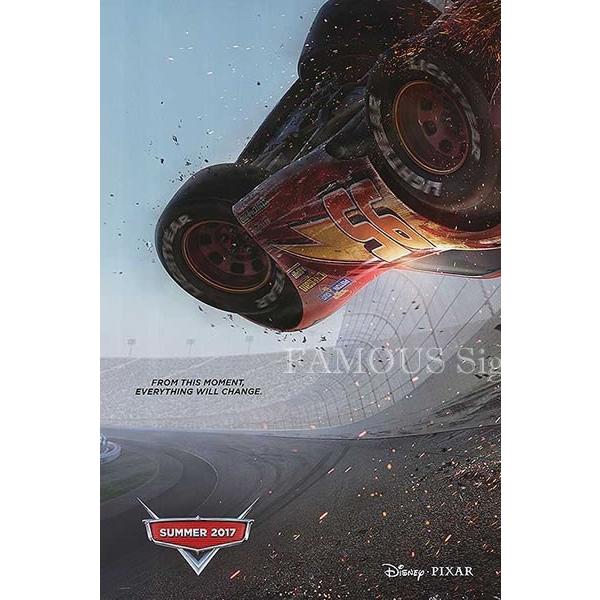 Amazon.co.jp: Trends International ディズニー ピクサー カーズ 3 - 1シート壁ポスター、37.4 cm x  56.8 cm、マホガニーフレームバージョン : ホーム＆キッチン