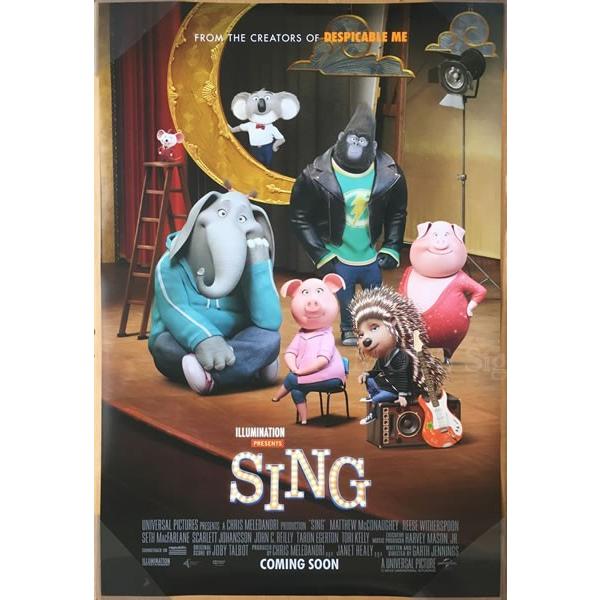 映画ポスター SING シング /アニメ インテリア おしゃれ 可愛い