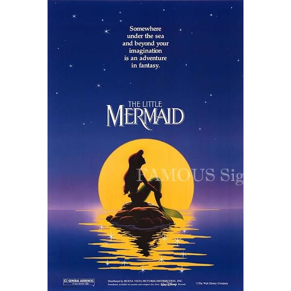 オリジナルポスター「リトル・マーメイド」US版1SH 両面印刷DS 1989