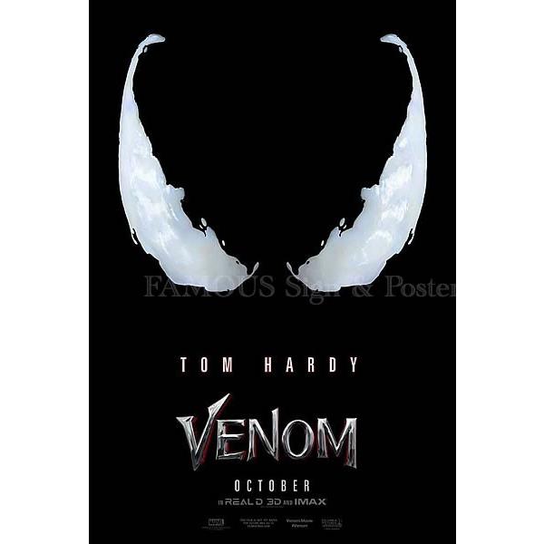 ヴェノム　US版オリジナル映画ポスター 両面印刷 Amazon.co.jp: 映画ポスター ヴェノム VENOM マーベル 24×36inc