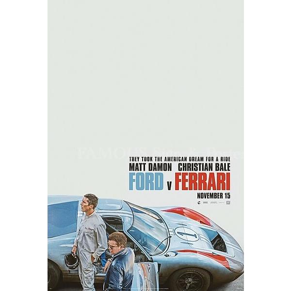 映画ポスター フォードvsフェラーリ Ford v. Ferrari /おしゃれ アート