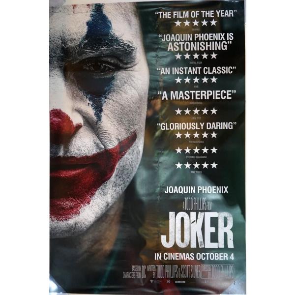 US版宣伝用映画オリジナルポスター 『 ジョーカー 』 両面印刷 