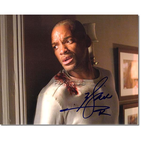 ウィルスミス　直筆サイン　直筆の証明書付き　美品 直筆サイン入り写真 ウィルスミス (アイアムレジェンド) 映画グッズ
