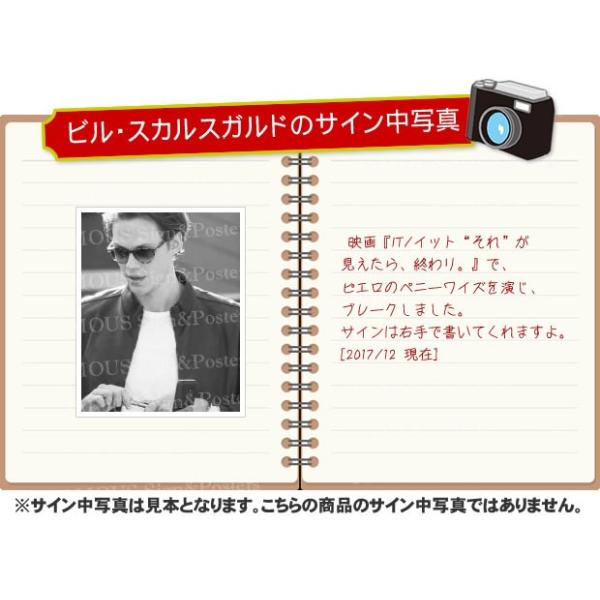 超人気ブティック 直筆サイン入り写真 IT イット “それ”が見えたら、終わり 外国映画
