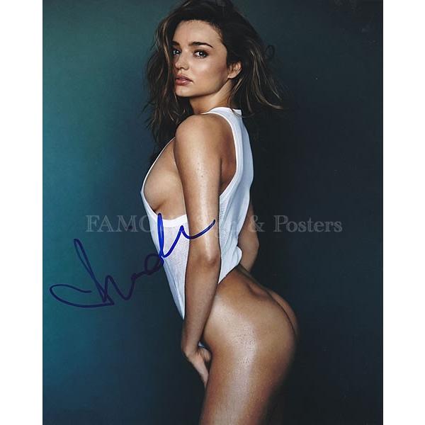 直筆サイン入り写真 ミランダカー Miranda Kerr ビクトリアズ ...