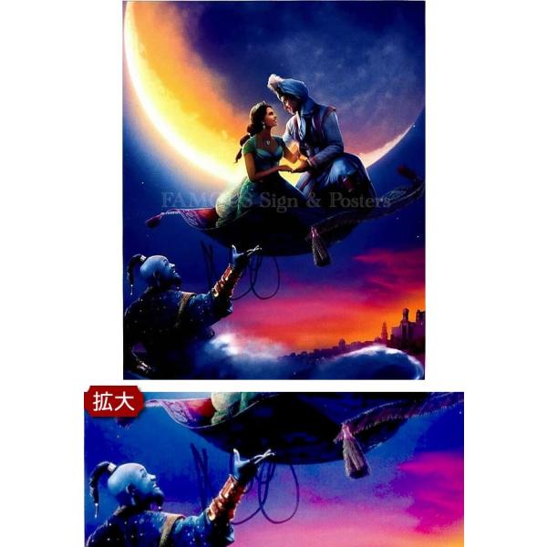 直筆サイン入り写真 アラジン グッズ ジャスミン ナオミ