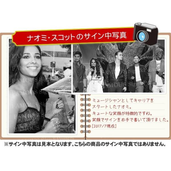 直筆サイン入り写真 アラジン グッズ ジャスミン ナオミ