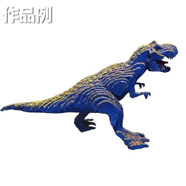 原画 アクリル 戦慄の迫力 「ティラノサウルス」 絵画