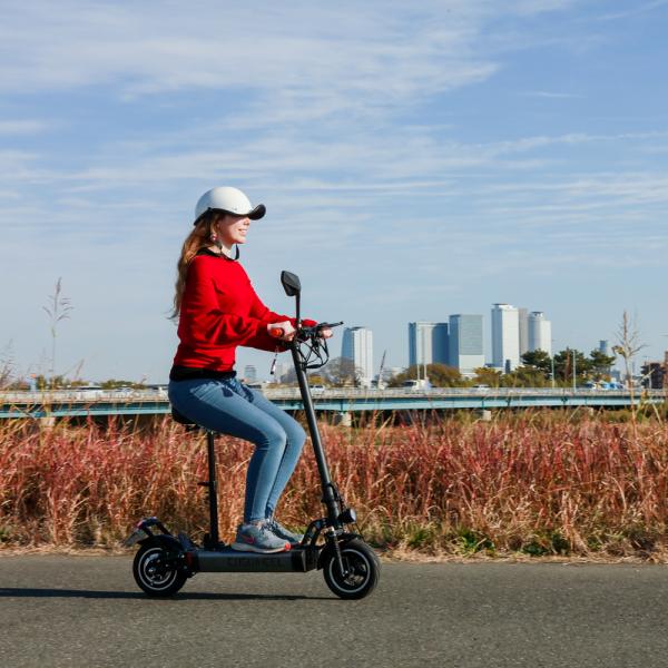 公道仕様電動キックボード電動キックスケーター公道走行可COSWHEEL EV SCOOTER 2WAY乗りEVスクーター折りたたみ式電動 バイクサドル椅子付き/【Buyee】