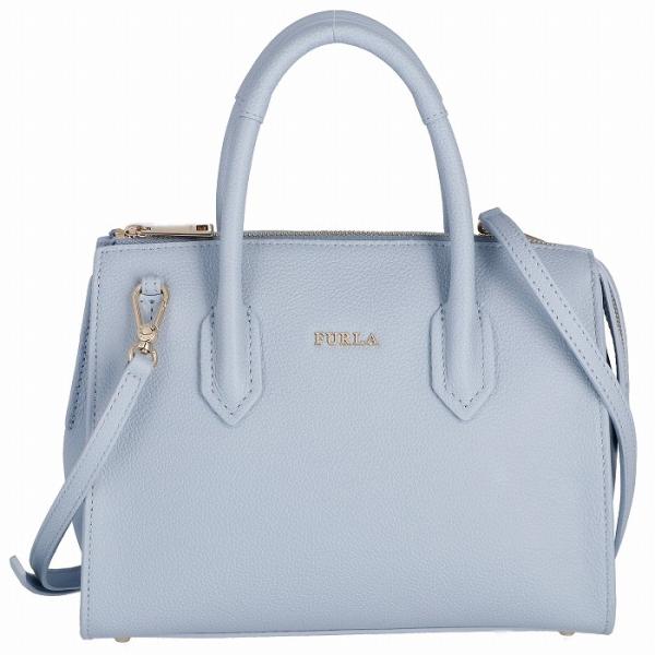 FURLA(フルラ)ピン サッチェル レザー 2wayハンドバッグ ブラック