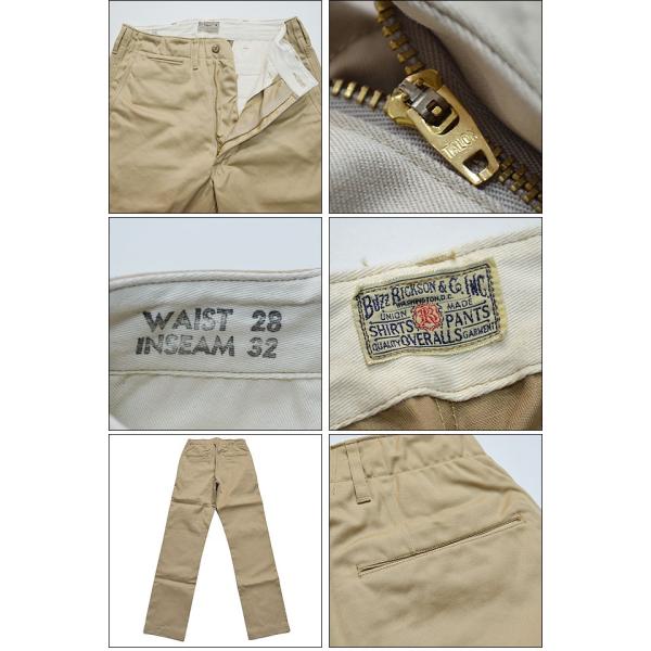 バズリクソンズ チノパン BUZZ RICKSON'S ORIGINAL SPEC CHINOS BEIGE