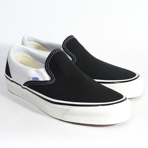 VANS スニーカー スリッポン バンズ Classic Slip-On 98DX(ANAHEIM FACTORY) BLACK/WHITE  VN0A3JEXQF6 アナハイムファクトリー /【Buyee】