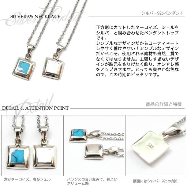 ネックレス シルバー925 メンズ レディース ペンダント チェーン付 