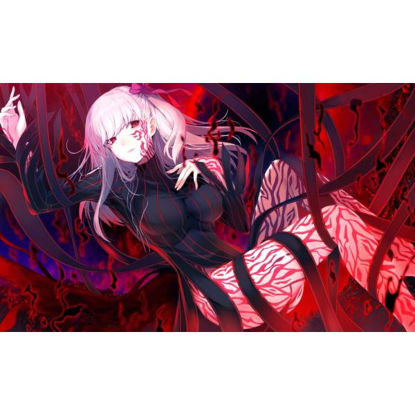 白詰草 カードゲームプレイマット ☆『黒桜/illust：夕薙