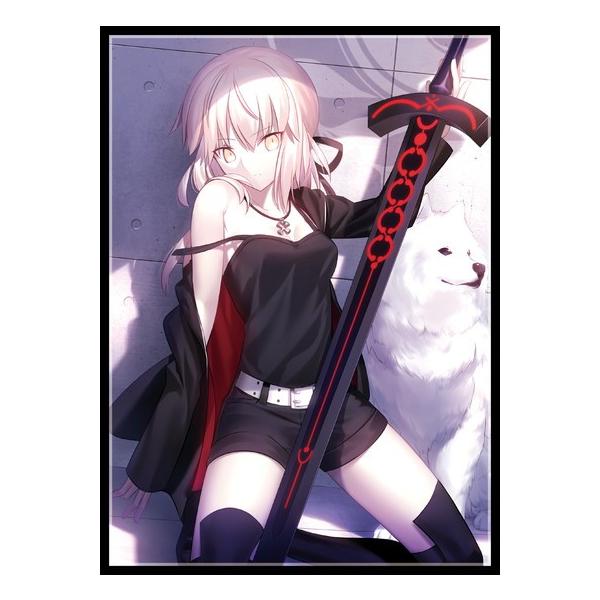 Cake Rabbits カードスリーブ モノクロ武蔵/illustマシマサキ★ Cake Rabbits カードスリーブ ☆『新宿セイバーオルタ/illust