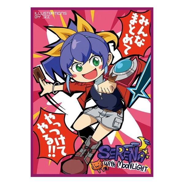 デュエロイド 遊戯王 ぽんこつセレナちゃん スリーブ セレナ デュエロイド カードスリーブ ☆『ぽんこつセレナちゃん[メタリック