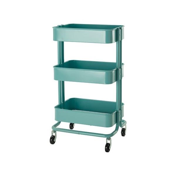 OLD IKEA　ステンレス　シェルフ　ラック　ワゴン　4WAY　オールドイケア ikea ラックワゴン キッチンワゴン 家具 収納 棚 ラック 収納棚 ワゴン