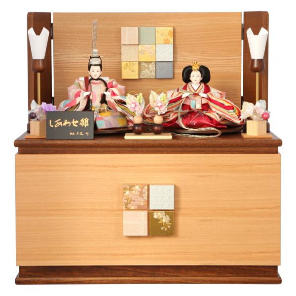 親王飾り 雛人形 No9553A 雛人形 ひな人形 雛 限定品 コンパクト収納