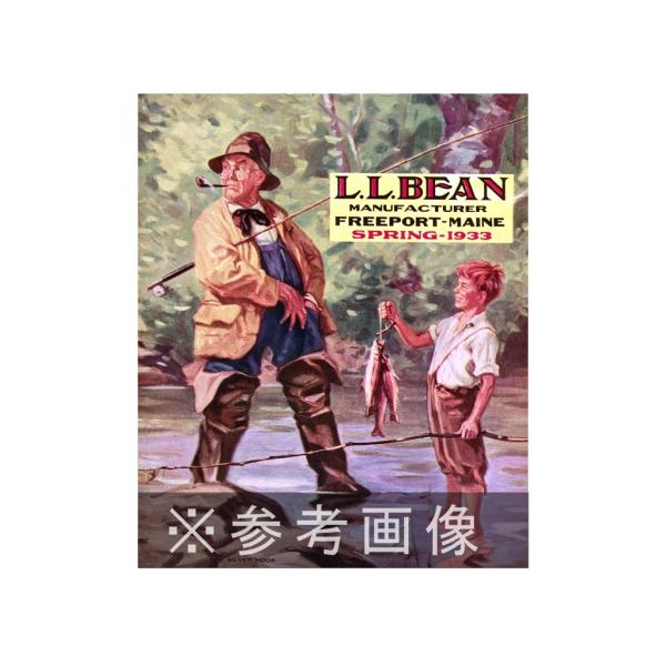 希少品・レア【L.L.BEAN/エルエルビーン】創刊号表紙イラスト マルチカバー(アンティーク/ラグマット/ソファーカバー/アウトドア/ヴィンテージ/ タペストリー) /【Buyee】