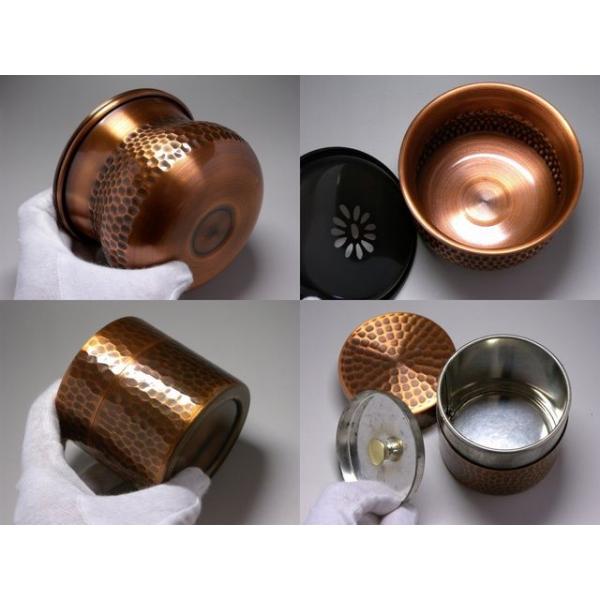 美品 純銅製 茶こぼし 建水 茶道具 - 茶道具