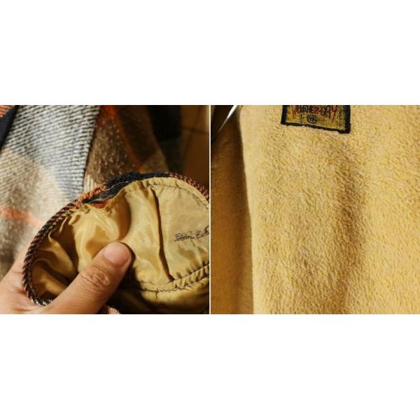 60s-70s USA製 WEATHER-GAY ウール チェック CPOシャツ ジャケット