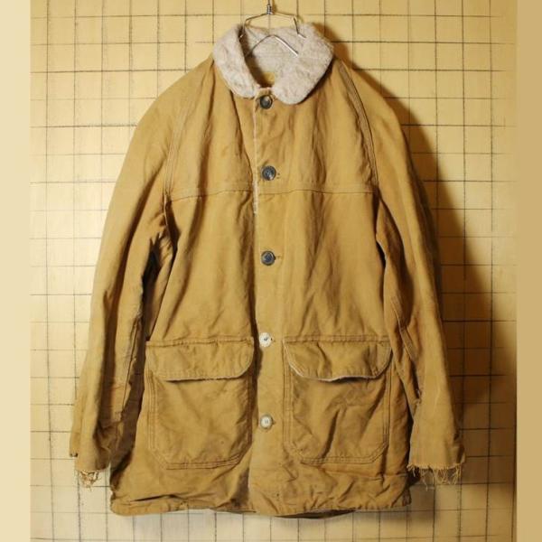 60s-70s USA製 Carhartt カーハート 古着 ブラウン ダックジャケット