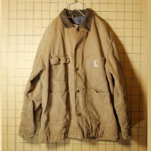 70s USA製 Carhartt カーハート カバーオール ブラウン ダック