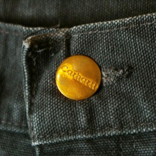 古着USA製カーハートダブルニーペインターパンツ黒 ブラック Carhartt