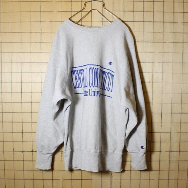 90s USA製 champion チャンピオン リバースウィーブ カレッジプリント