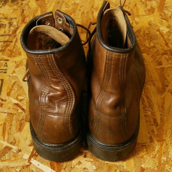 RED WING#2233 USA製 刺繍羽タグブラウン本革レザー編み上げスチール 
