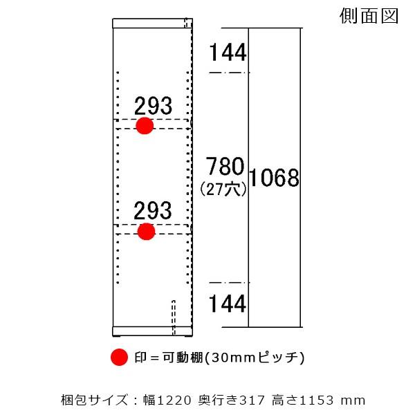 オープンラック 奥行30cm 可動棚 おしゃれ ディスプレイ収納 奥行き30