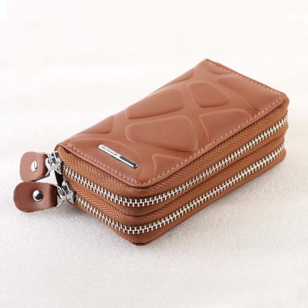 3色 牛革 キーケース カードケース 小銭入れ 6連キーケース