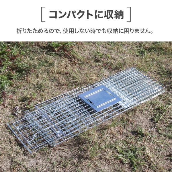 捕獲器 箱罠 イタチ 捕獲 踏み板式 猫 ネコ 畑 餌 アニマルキャッチャー アニマルトラップ 動物 駆除 ペット 捕獲網 小動物 退治 捕獲機  /【Buyee】