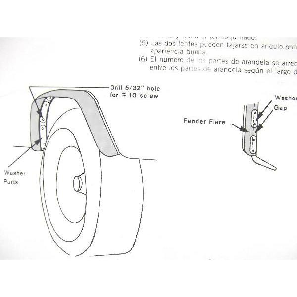 汎用 ラバーフェンダー 5cm 50mm プラド ジムニー ランクル サーフ 1台分 オーバーフェンダー フェンダープロテクター ワイド 送料無料  /【Buyee】 Buyee - Japanese Proxy Service | Buy from Japan!