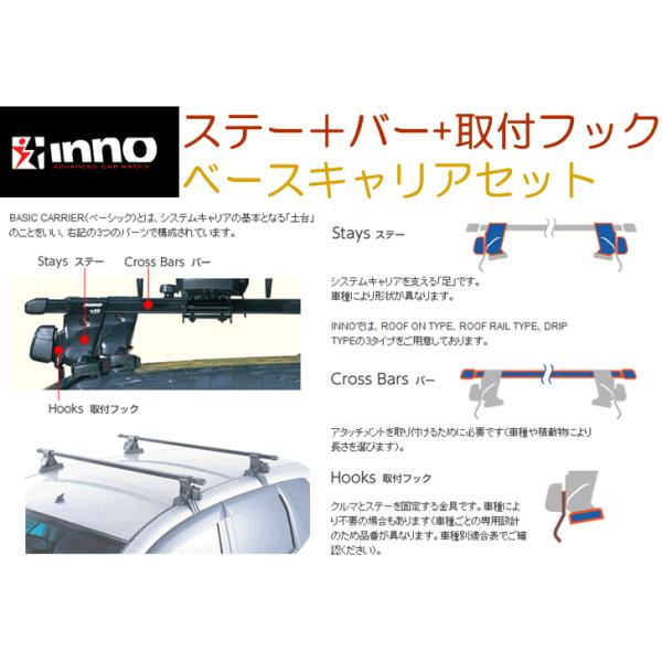 INNOイノー トヨタ ルーミー／タンク ベース キャリア セット 品番 INSUT+K491+IN-B137BK /自動車/ルーフキャリア  /【Buyee】 Buyee - Japanese Proxy Service | Buy from Japan!