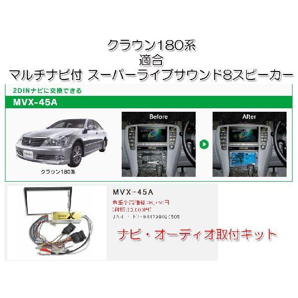 クラウン180系後期 マルチナビ付きスーパーライブサウンドシステム8