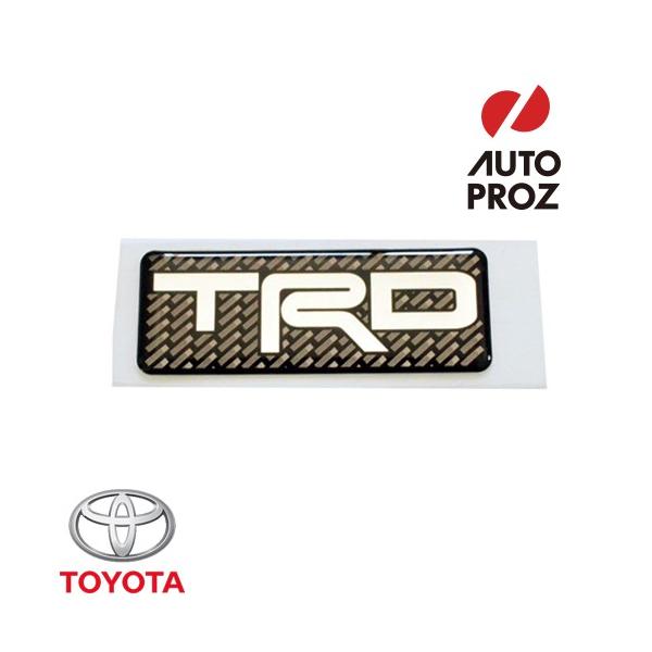 US TOYOTA 純正品”TRD”ロゴ入りカーボンエンブレム1枚/【Buyee】 bot