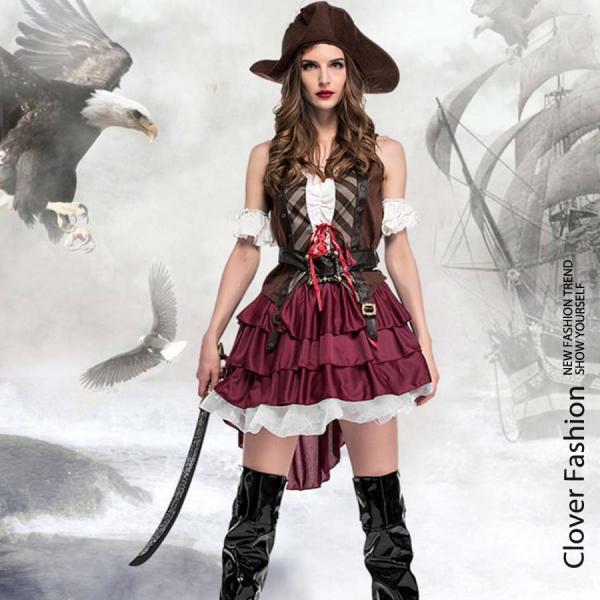 ハロウィン 海賊 女海賊 女性 コスプレ 衣装 パイレーツ コスチューム