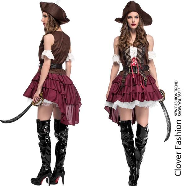 ハロウィン 海賊 女海賊 女性 コスプレ 衣装 パイレーツ コスチューム
