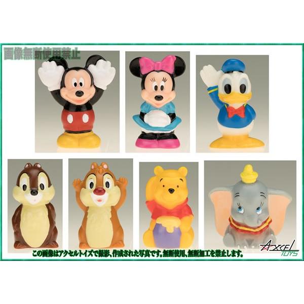 ディズニーキャラクター ソフビ製指人形 全7種セット /【Buyee