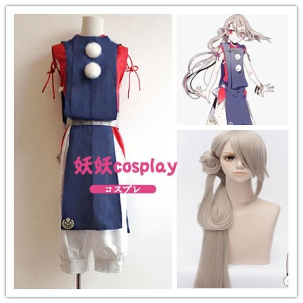 コスプレ衣装+ウイッグ 刀剣乱舞 内番 今剣☆ 厚藤四郎 乱藤四郎