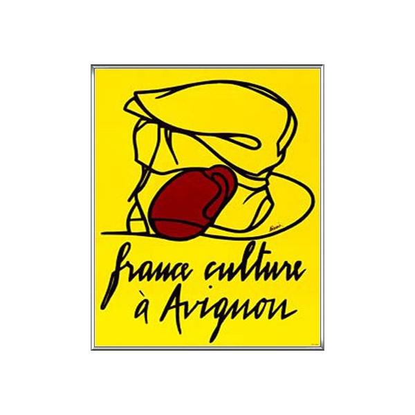 ポスター アート France Culture Avignon（ヴァレリオ・アダミ