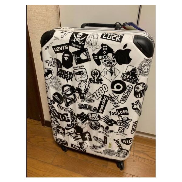 ステッカー セット 黒×透明 大量 100枚 おしゃれ シール モノクロ