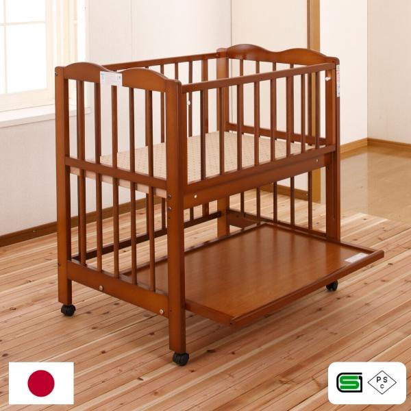 ミニアン 布団付 ] 日本製 キンタロー ベビーベッド ハイタイプ ミニ  